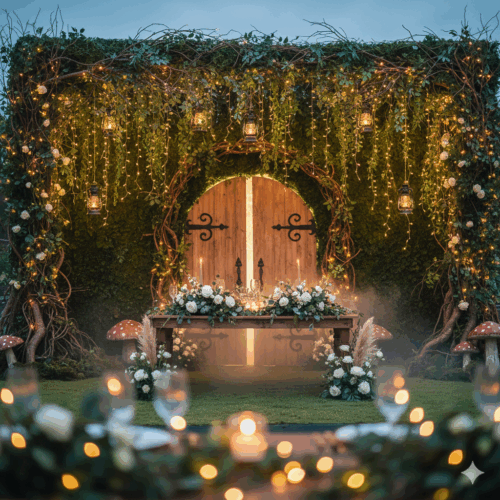 Enchanted Forest Theme Backdrop